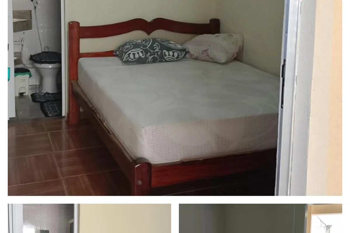Cama casal + banheiro (Q7)