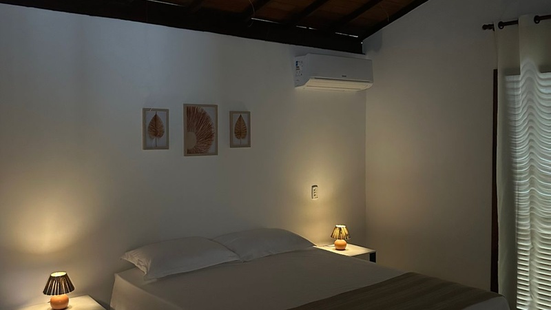 Suíte com Vista para a piscina