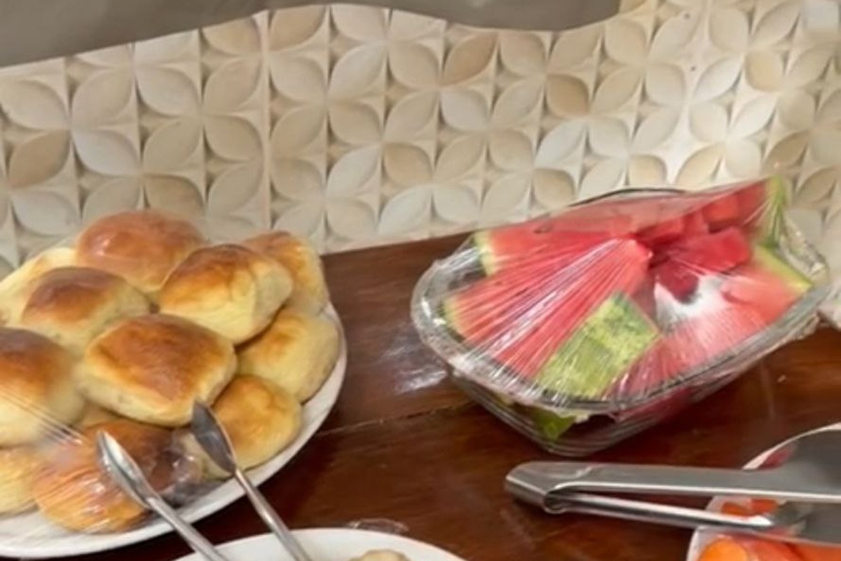 Quartos e outros locais da pousada