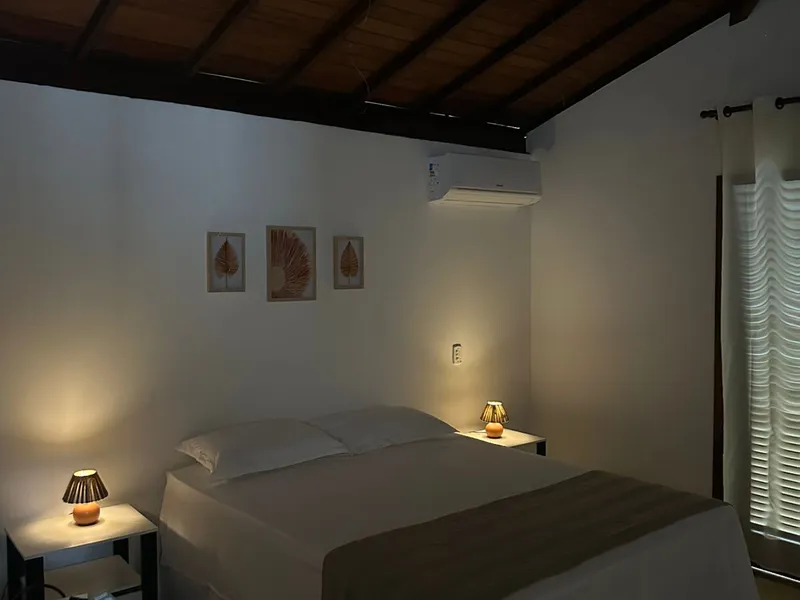 Suíte com Vista para a piscina