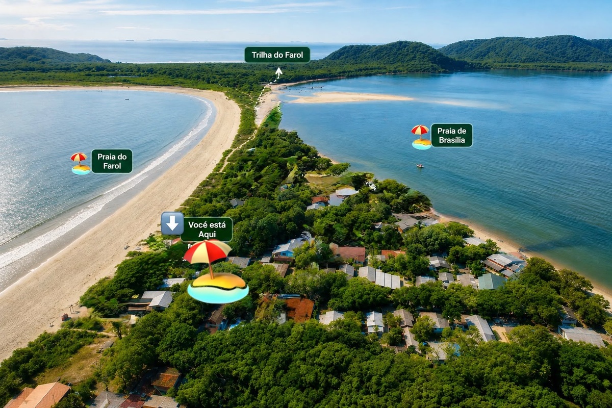 Quarto Vista Ilha das Palmas (econômico)