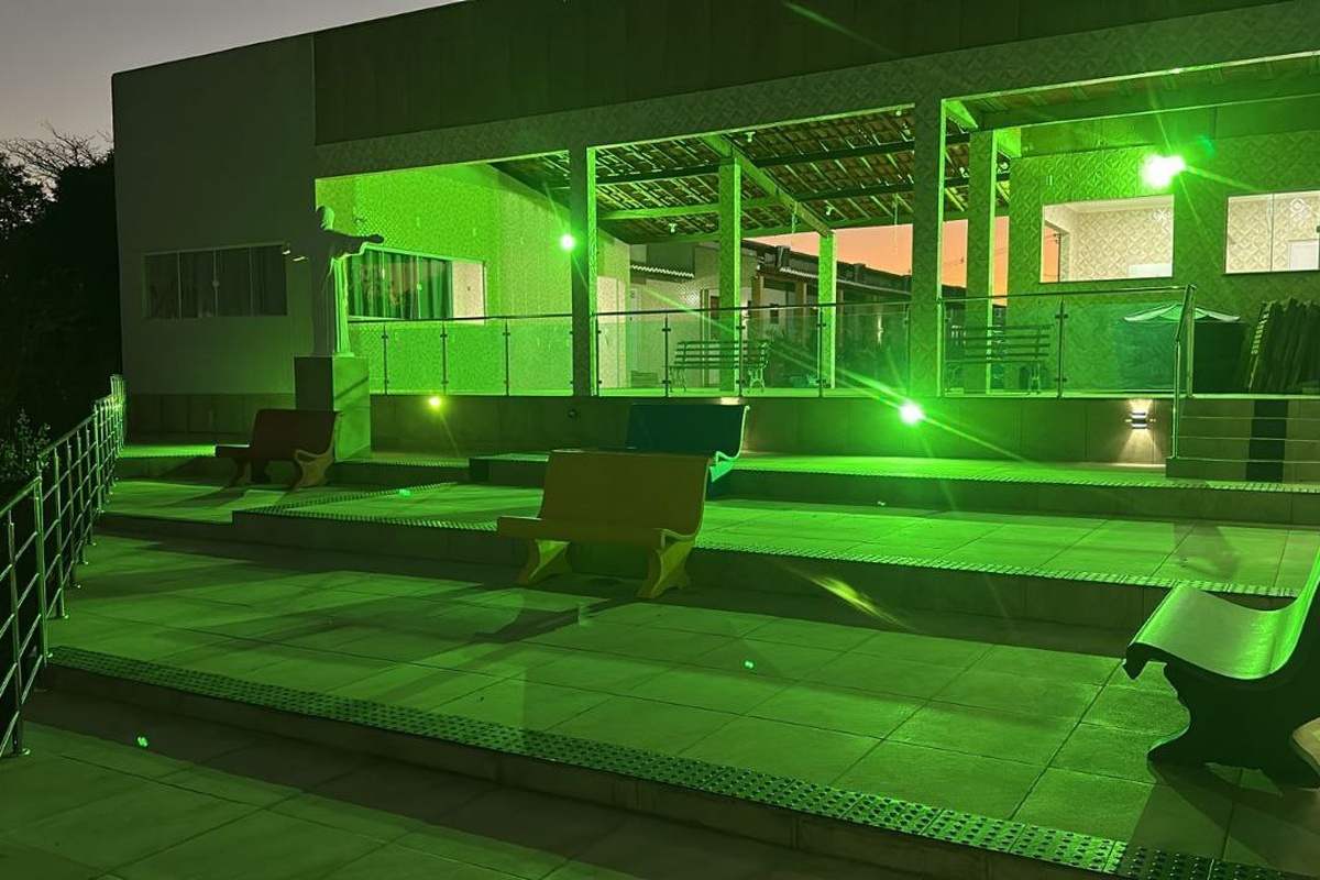 Quartos e outros locais da pousada