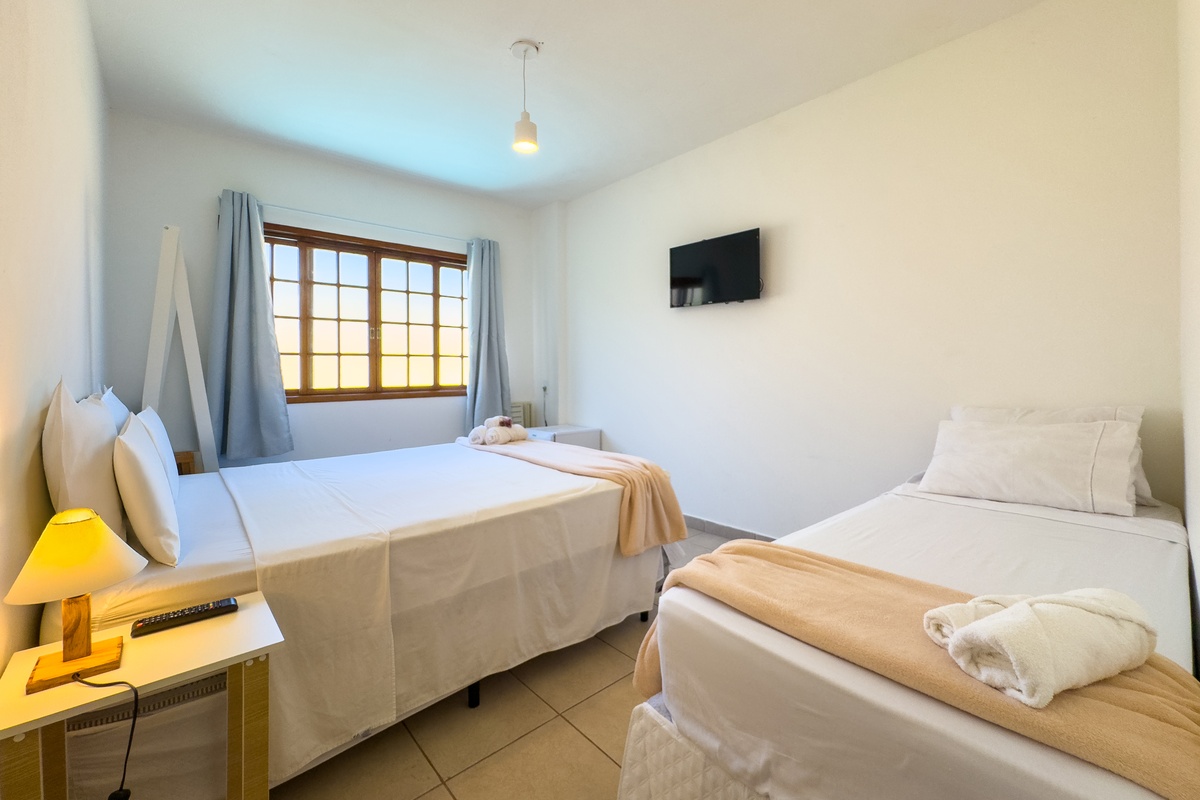 Triplo com vista da Piscina