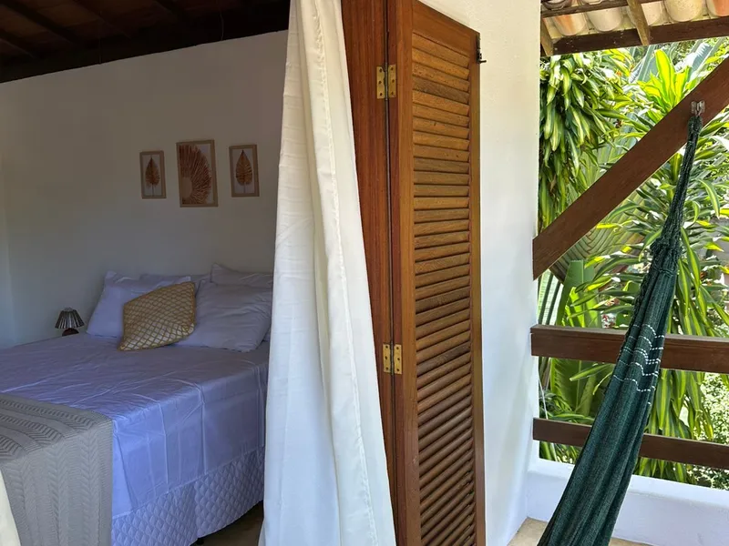 Suíte com Vista para a piscina