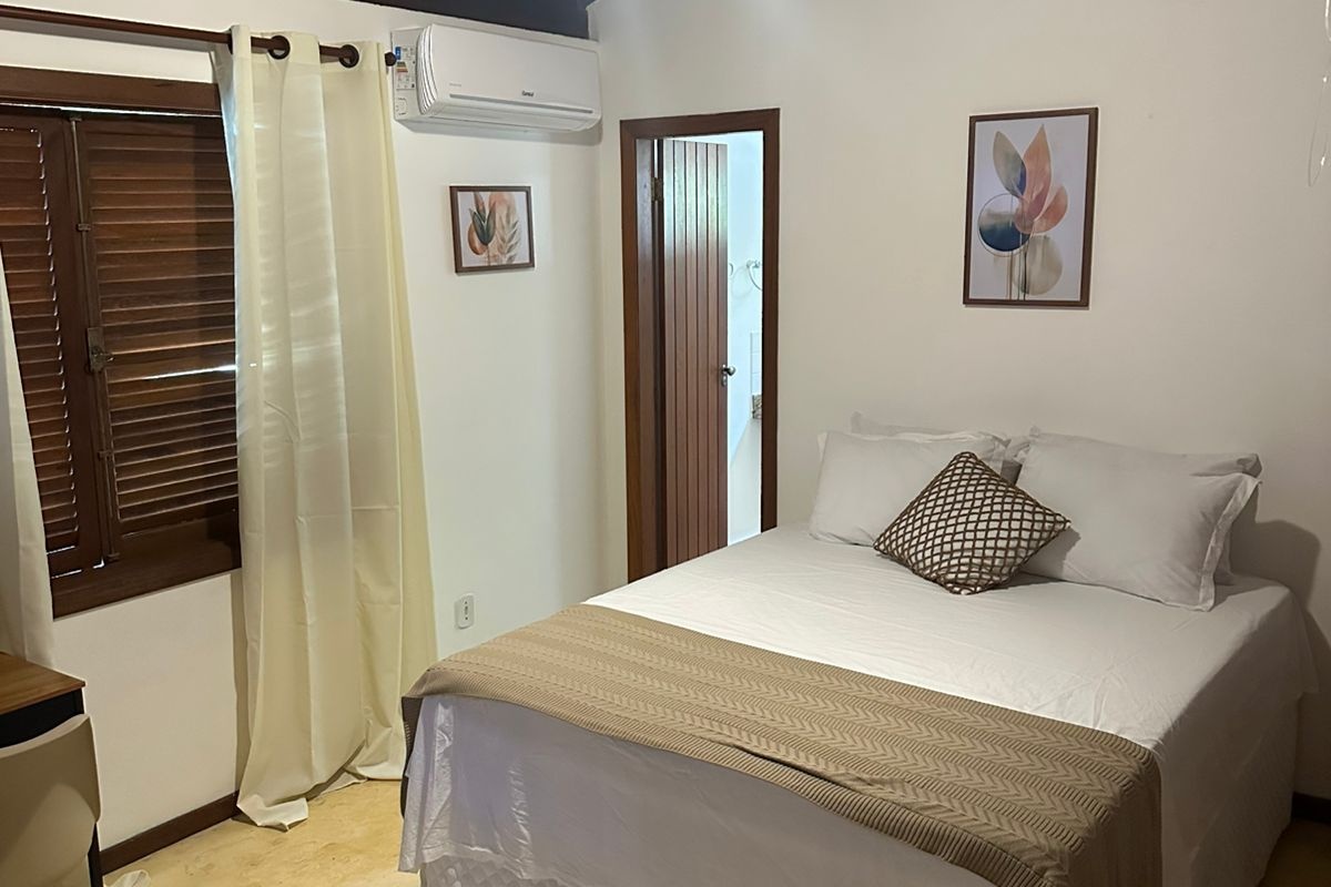 Suíte com Vista para a piscina