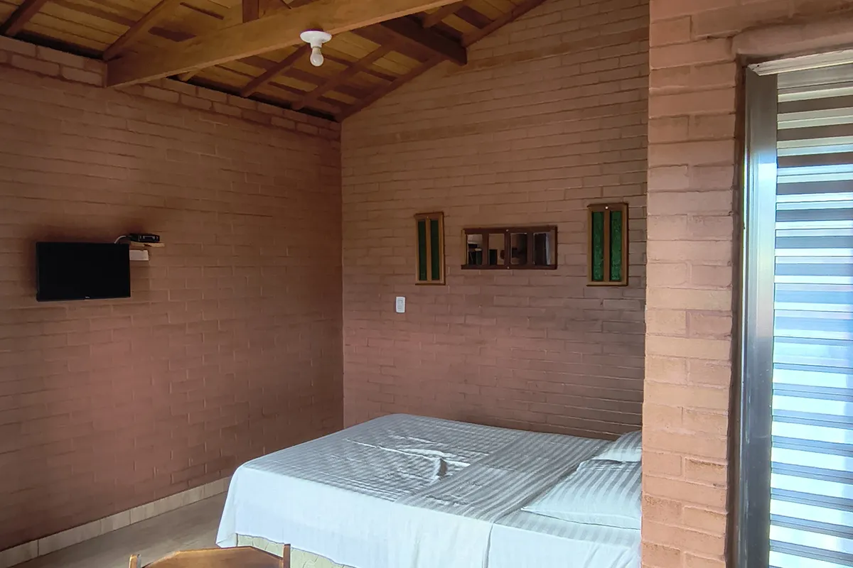 Duplo standard com vista para as montanhas!