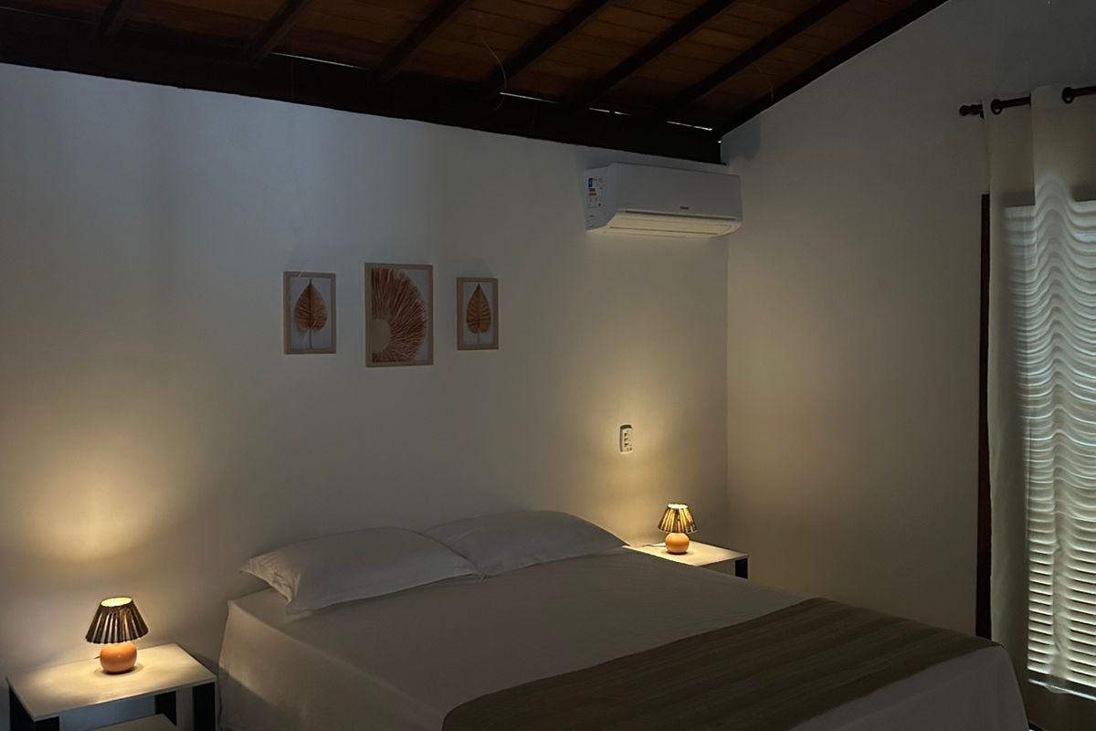 Suíte com Vista para a piscina