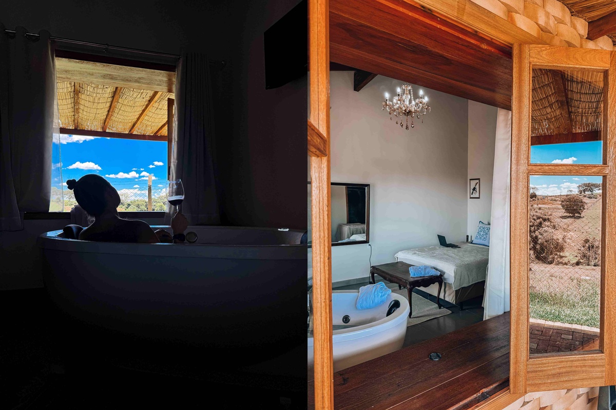 Suíte c/Hidro 8 Vossa Excelência Pousada no Campo