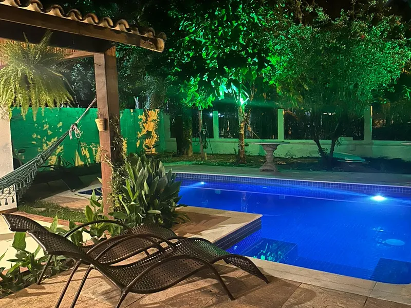 Suíte com Vista para a piscina