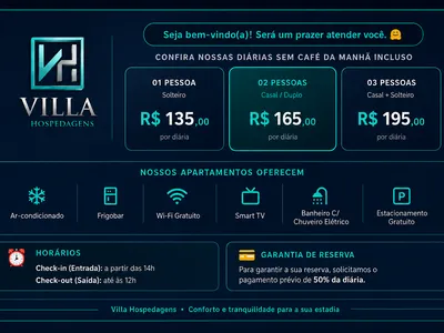 Hotel Pousada Villa - Hospedagens