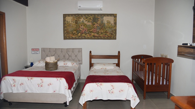 Suíte piscina 2 Vossa Excelência Pousada no campo