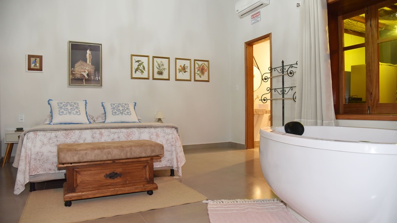 Suíte c/Hidro 7 Vossa Excelência Pousada no Campo