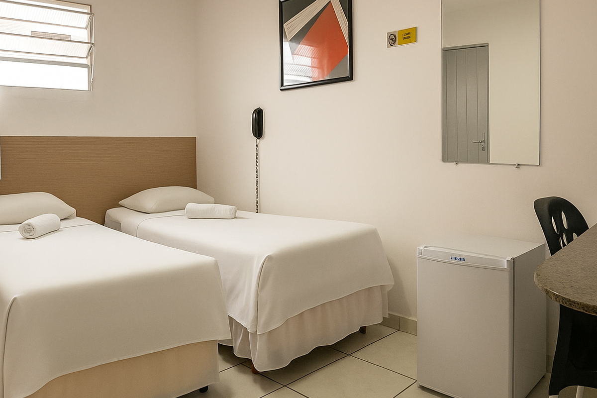 Duplo com ar condicionado