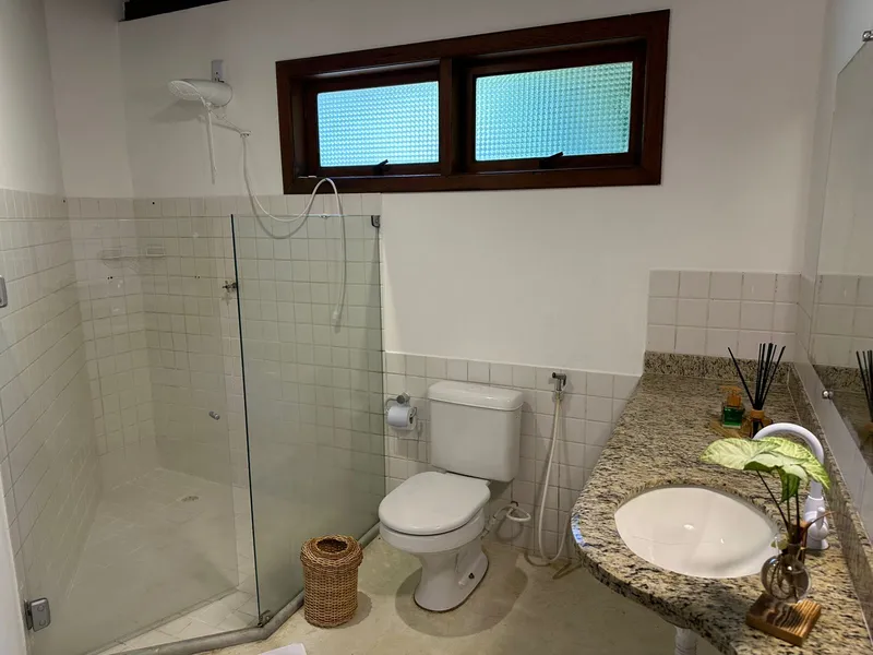Suíte com Vista para a piscina