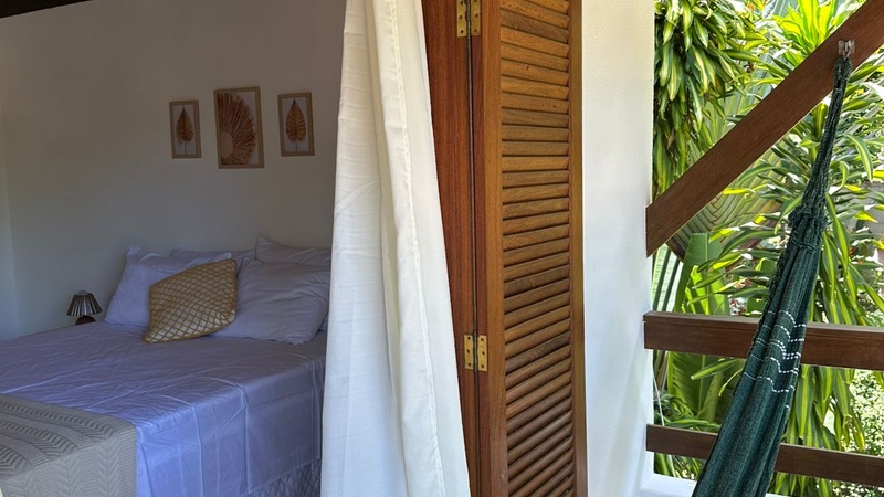 Suíte com Vista para a piscina