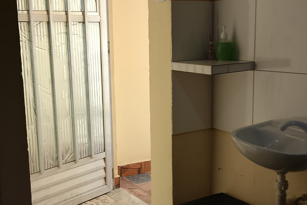 Cama de solteiro beliche de alvenaria