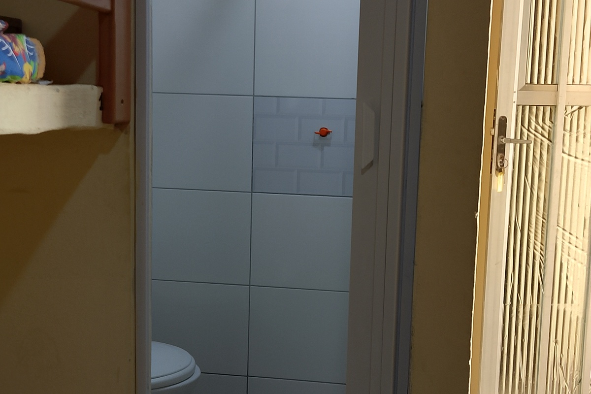 Cama de solteiro beliche de alvenaria