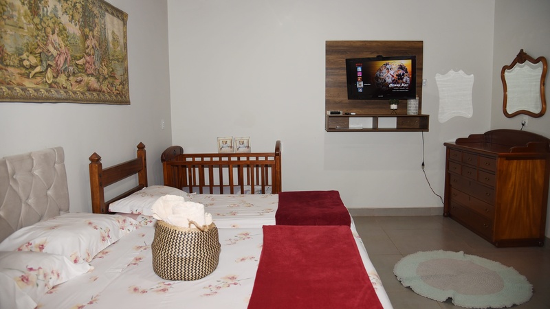 Suíte piscina 2 Vossa Excelência Pousada no campo