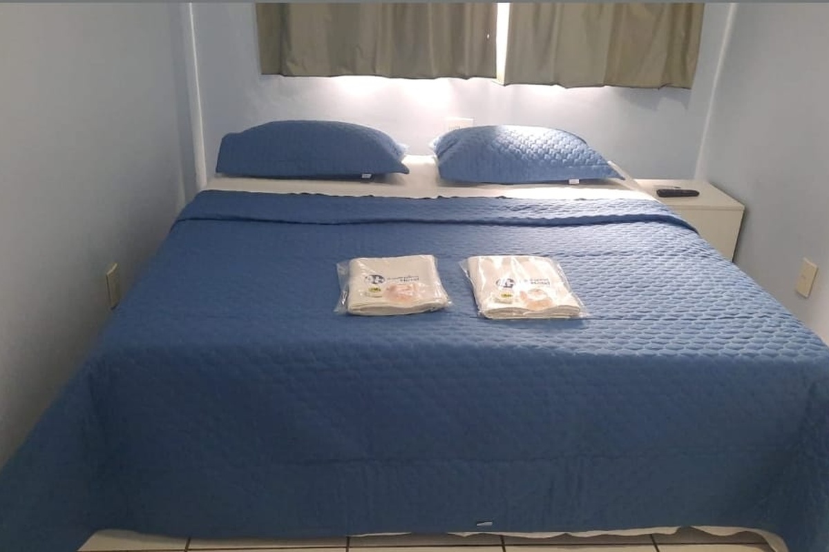 Apartamento Triplo com ar condicionado . 1 Cama de Casal e 1 de solteiro