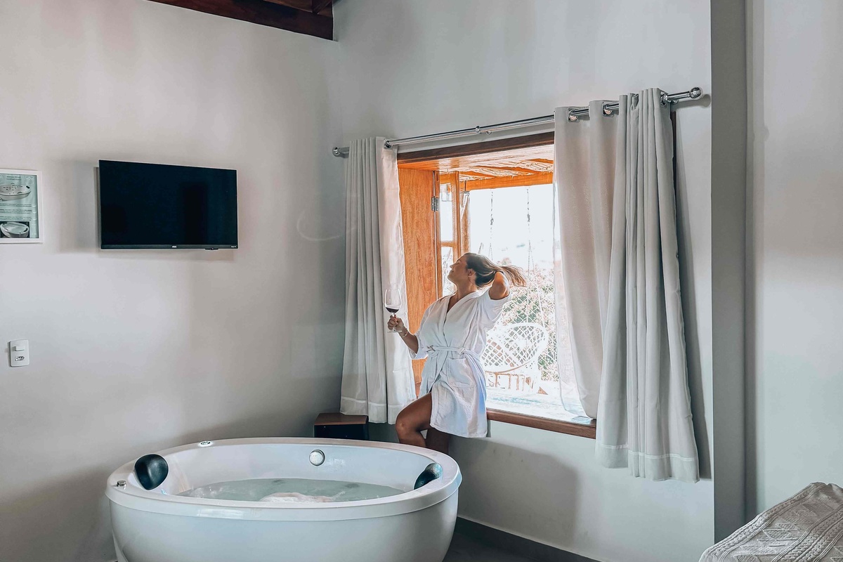 Suíte c/Hidro 8 Vossa Excelência Pousada no Campo