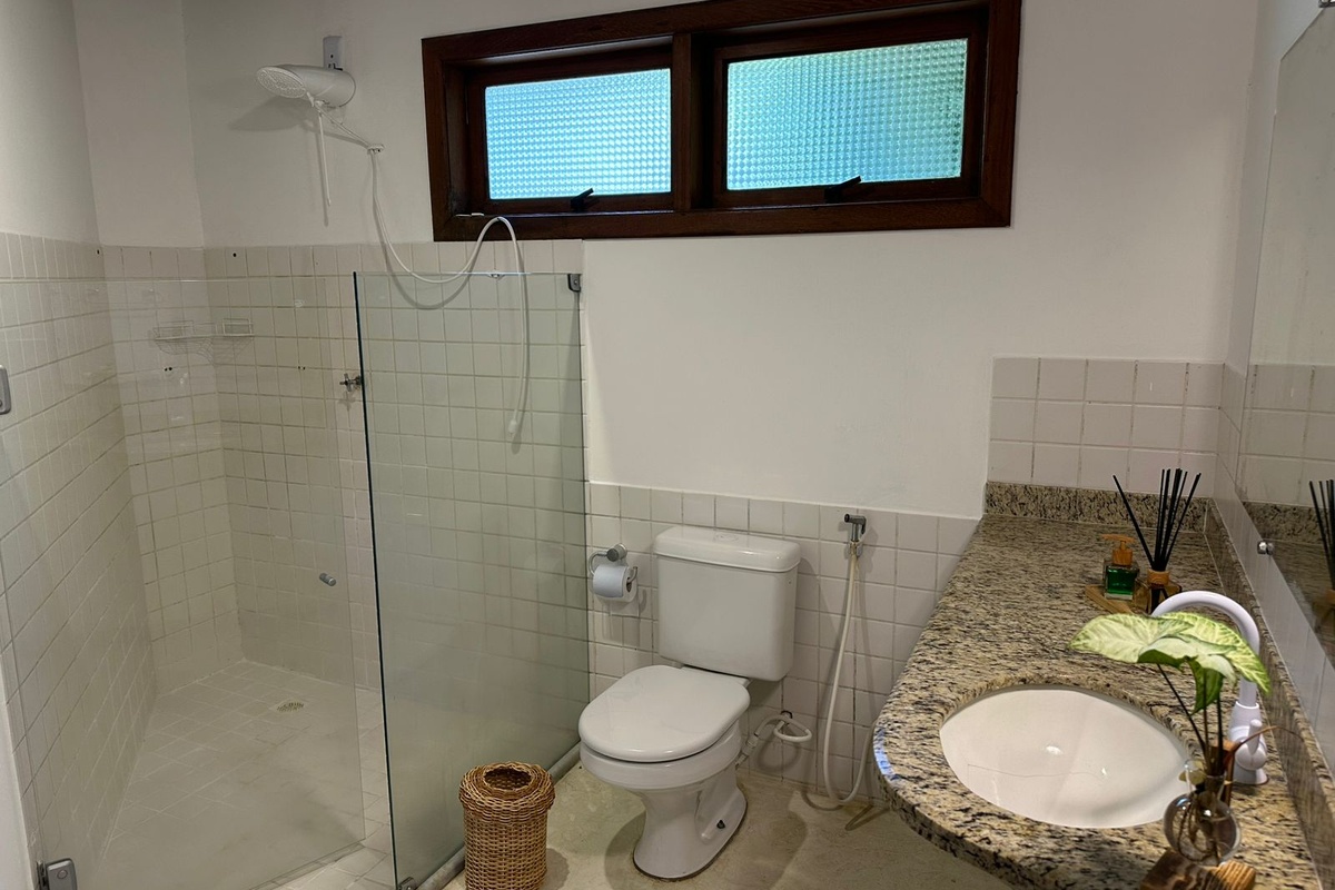 Suíte com Vista para a piscina