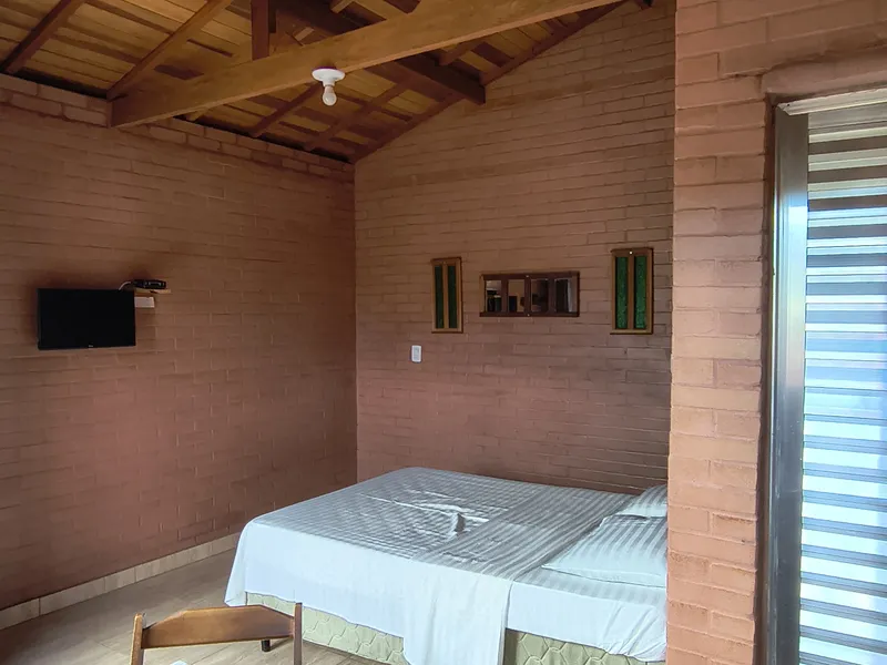 Duplo standard com vista para as montanhas!