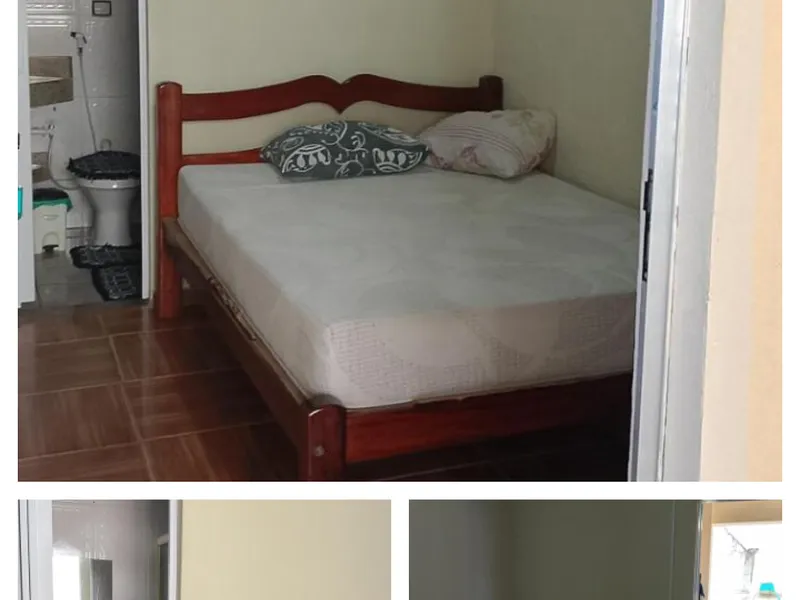Cama casal + banheiro (Q7)