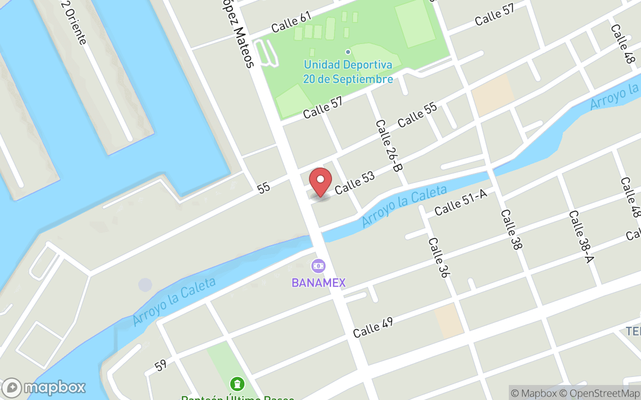 Map location