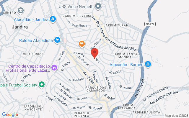 Map location